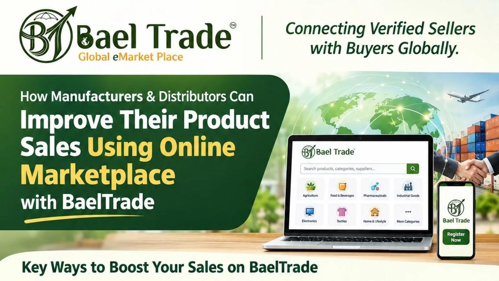 Manufacturers and distributors can use BaelTrade as a digital sales channel to expand product visibility, reach new buyers, generate enquiries, and build long-term B2B and B2C opportunities.