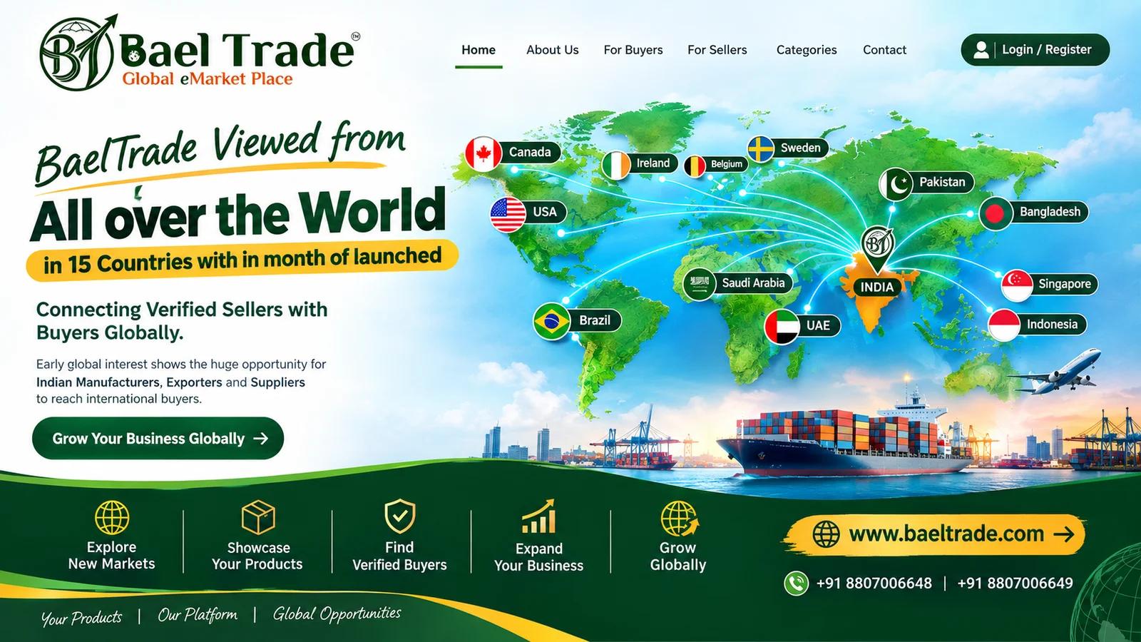 Your next buyer may not be in your city Many manufacturers have excellent products but depend heavily on local distributors, traditional sales networks and existing customers.